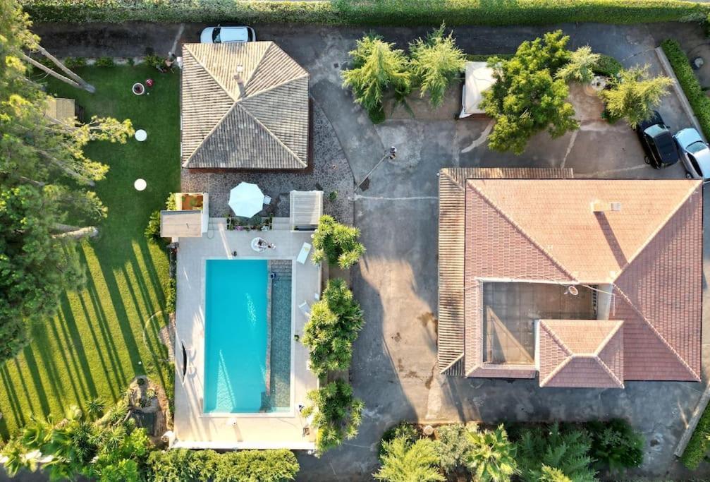 Villa Laoconte Piscina, Jacuzzi E Biliardo Canicatti Luaran gambar
