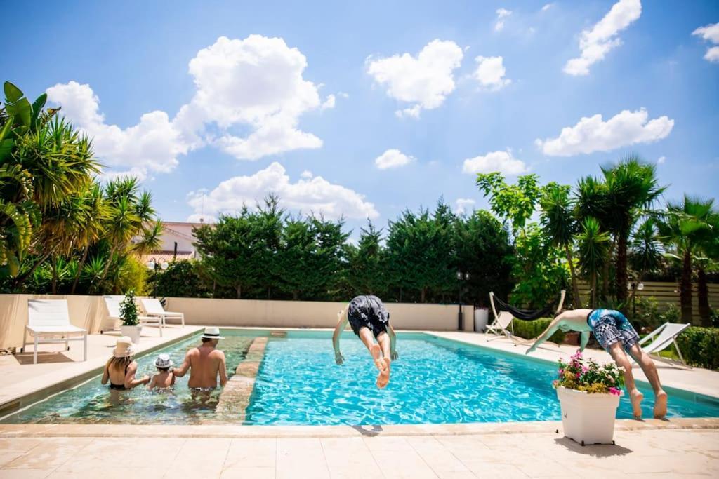 Villa Laoconte Piscina, Jacuzzi E Biliardo Canicatti Luaran gambar