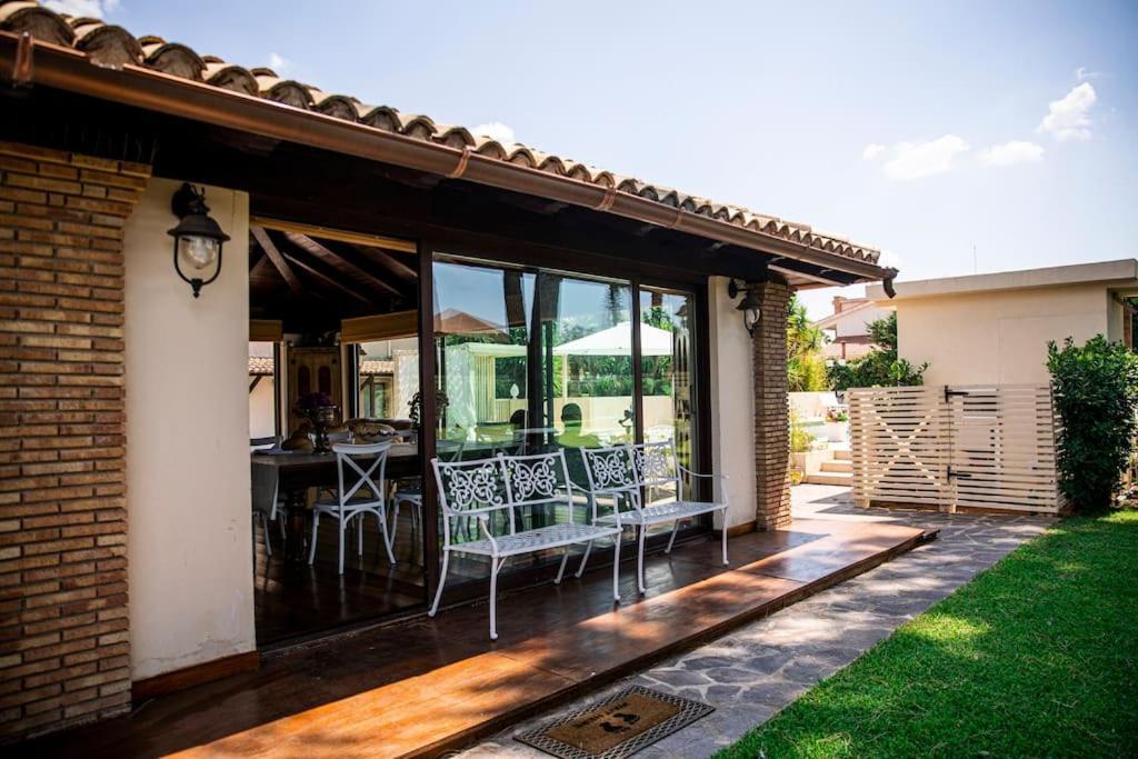 Villa Laoconte Piscina, Jacuzzi E Biliardo Canicatti Luaran gambar
